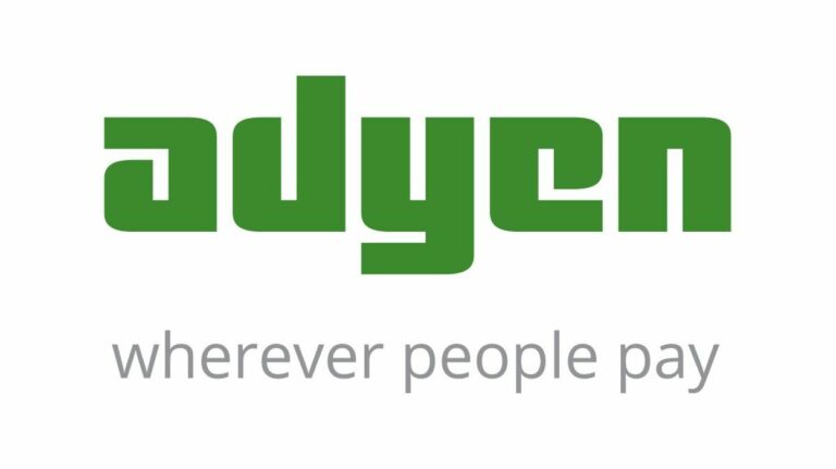 Logo officiel de l'entreprise de paiement pour illustrer l'analyse de l'action Adyen.